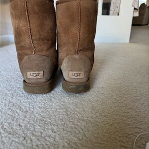 UGG Tan Suede Ankle Boots